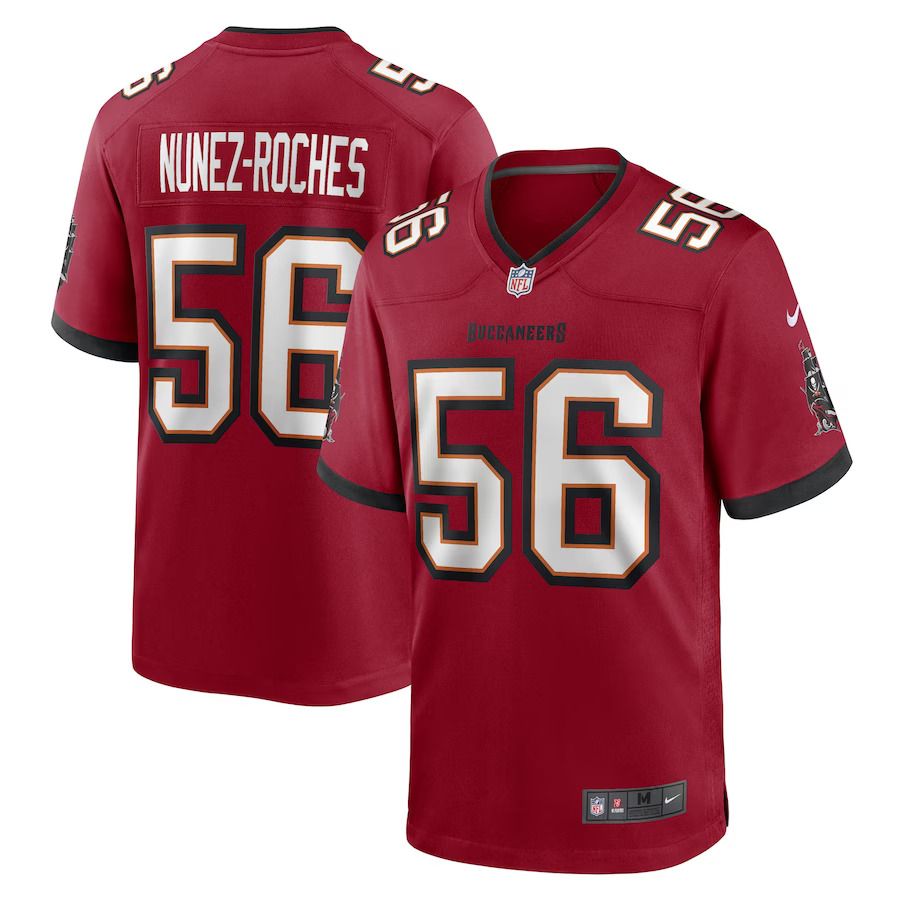 Men Tampa Bay Buccaneers #56 Rakeem Nunez-Roches Nike Red Game Player NFL Jersey